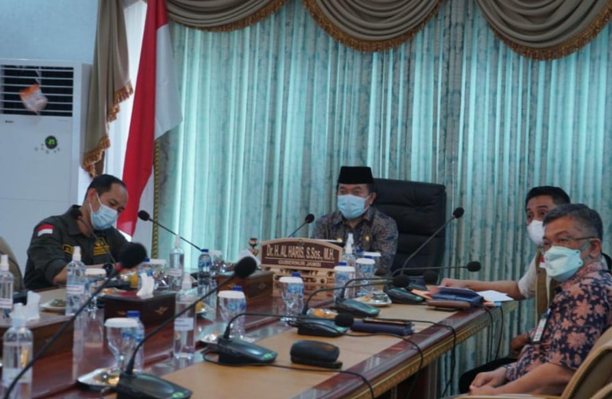Gubernur Al Haris Tegaskan Komitmen dalam Tanggulangi Covid-19