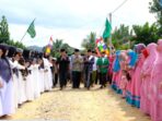 Wakil Gubernur Jambi, Abdullah Sani saat menghadiri peringatan Isra Mi’raj di Masjid Al Muhajirin Desa Pulau Buyur
