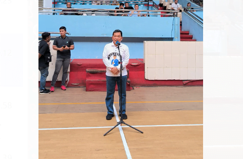 direktur rumah pemenangan maulana (rpm) budidaya, buka turnamen futsal bahagia memperebutkan piala maulana