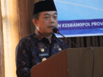 gubernur jambi, al haris pimpin rakor politik se provinsi jambi.