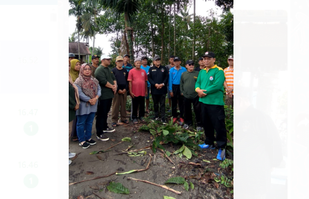 dr maulana gotong royong bersama warga kelurahan tanjung sari