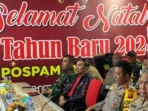 ketua dprd provinsi jambi, edi purwanto saat memantau pengamanan malam pergantian tahun 2024 bersama dengan kapolda jambi, irjen pol rusdi hartono