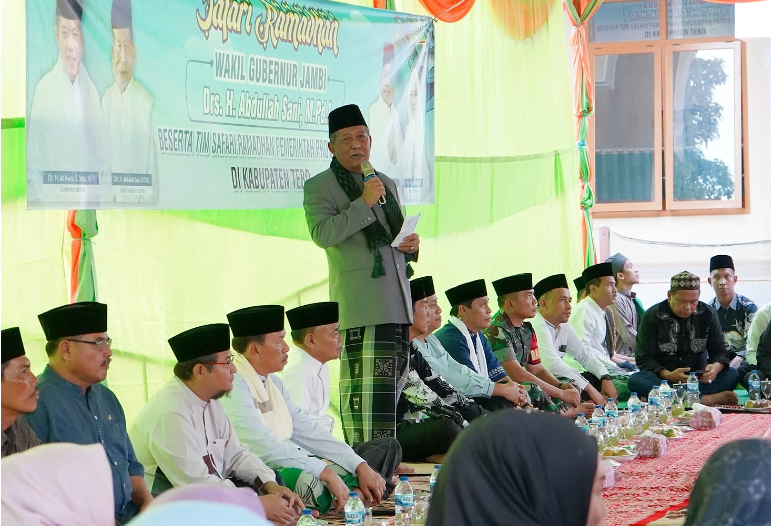 Wakil Gubernur Jambi, Abdullah Sani Safari Ramadhan di Kabupaten Tebo