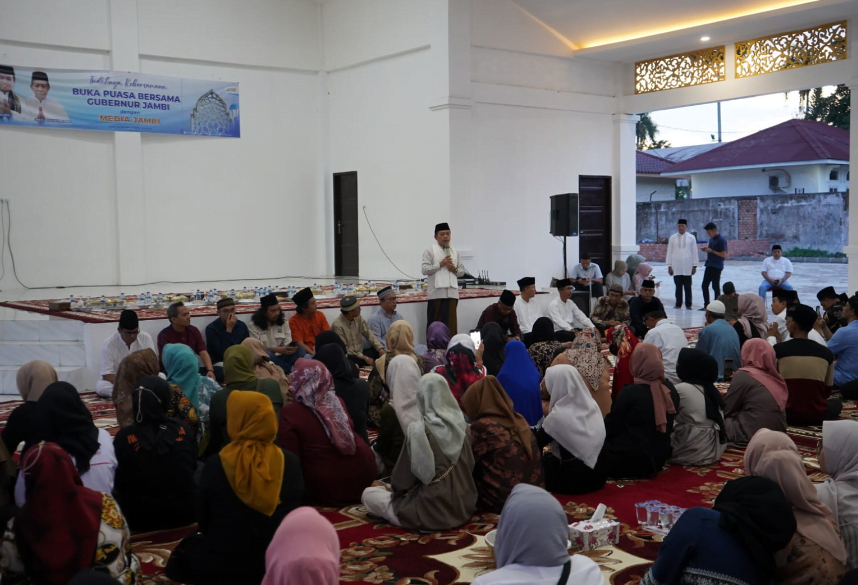 Gubernur Al Haris Buka Puasa Bersama Insan Pers se-Provinsi Jambi