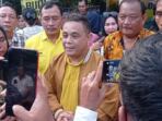 bakal calon walikota (bacawako) jambi, budi setiawan bersilahturahmi bersama pengurus dan anggota balai perjuangan kota jambi berbudi.