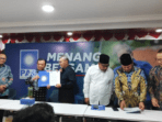 SK dukungan PAN untuk pasangan Al Haris dan Abdullah Sani di Pilgub 2024.