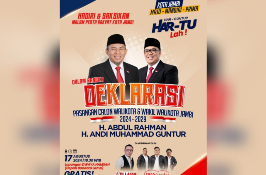 deklarasi h abdul rahman andi muhammad guntur