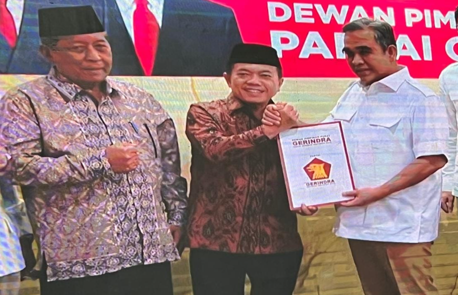 gerindra beri rekom pilgub ke haris sani