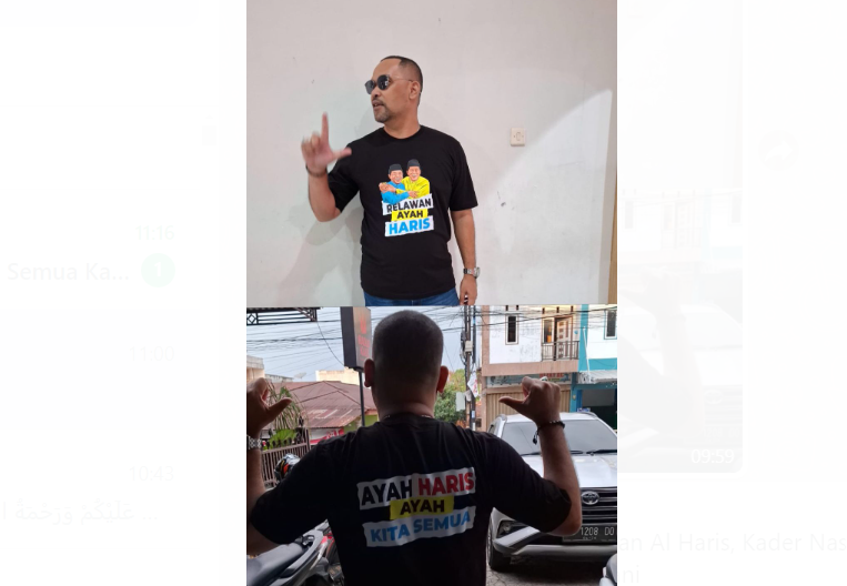 kader nasdem jambi dirikan relawan dukung haris sani.