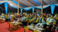 al haris silaturahmi bersama masyarakat kelurahan sungai pinang muara bungo.