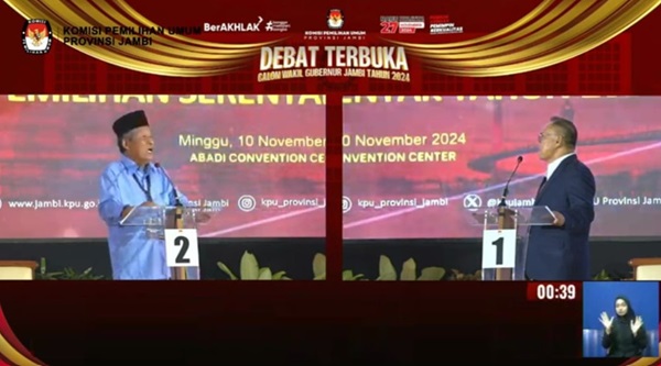 Debat kandidat Calon Wakil Gubernur (Cagub) Jambi