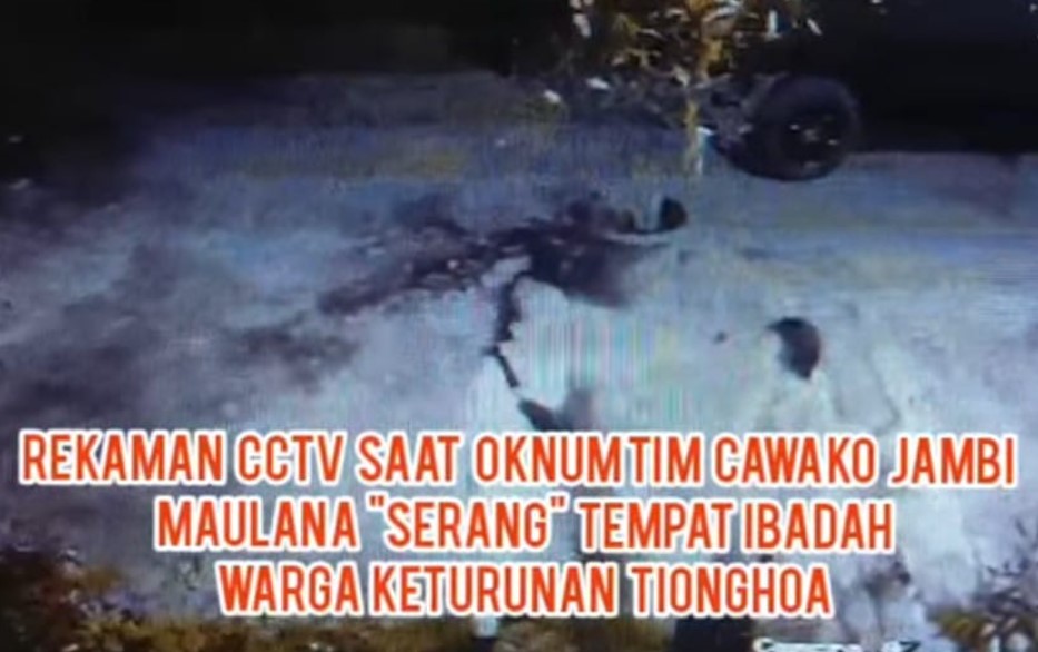 Polresta Jambi terus memproses kasus dugaan intimidasi dan penyerangan yang dilakukan oleh oknum Timses Maulana inisial R dan I di Klenteng Sua Ong Bio, Sungai Sawang, Kota Jambi.