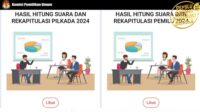 Sirekap yang biasanya diakses untuk memantau hasil suara Pilkada selama ini, ternyata telah diganti menjadi Info Pemilu