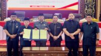 DPRD Provinsi Jambi bersama dengan Gubernur Jambi mengesahkan Rancangan Peraturan Daerah Perubahan APBD Provinsi Jambi Tahun Anggaran 2024.