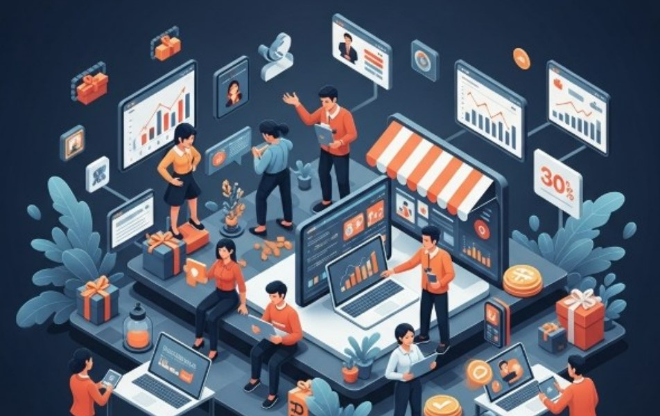Ilustrasi bisnis. Foto : AI / Jambiseru.com