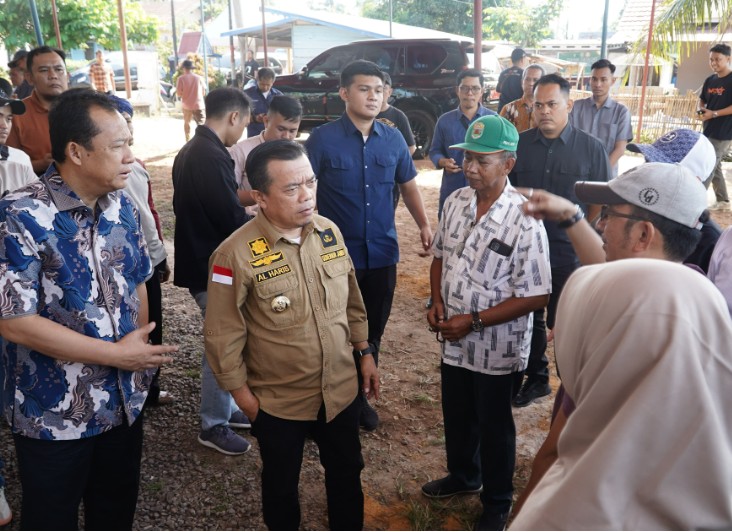Gubernur Al Haris Tinjau Kesiapan Koperasi Merah Putih Tangkit Baru