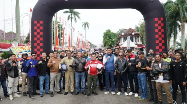 Semarak Sunmori Merdeka, Gubernur Al Haris Riding Bersama Forkopimda Jambi