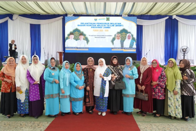 Hj. Hesti Haris Pimpin PW BKMT Provinsi Jambi Periode 2025–2030