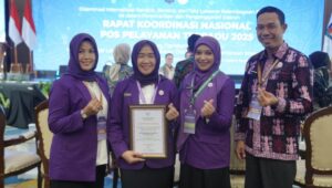 Hj. Hesti Haris Harumkan Provinsi Jambi pada Lomba TP Posyandu Nasional
