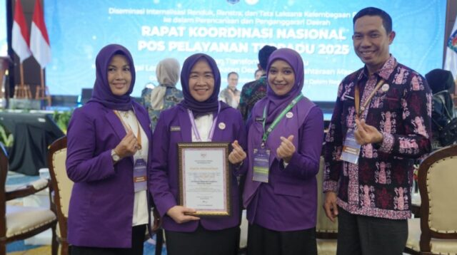 Hj. Hesti Haris Harumkan Provinsi Jambi pada Lomba TP Posyandu Nasional