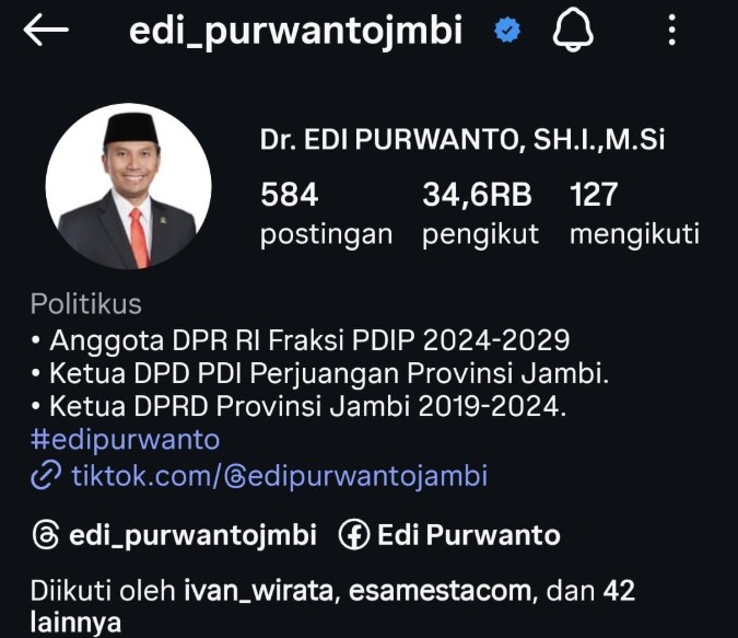Mengapa @edi_purwantojmbi Jadi Salah Satu Politisi Paling Aktif di Instagram? Ini Ulasan Lengkapnya!