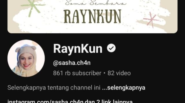 Kenapa RaynKun Bisa Viral? Review Lengkap Kanal @sasha.ch4n 2025 Versi Gie!