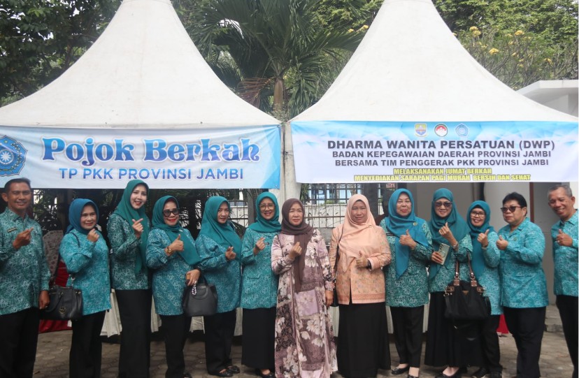 Jumat Berkah TP PKK Jambi, Sarapan Sehat Pagi Hari Bikin Warga Bahagia