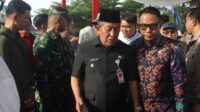 Wagub Sani saat membuka Gerakan Pasar Murah Serentak Provinsi Jambi.