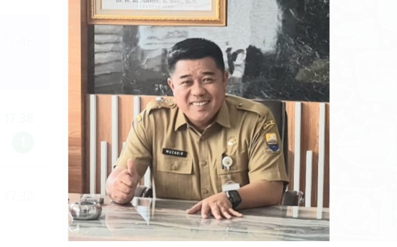 Kepala Dinas Pekerjaan Umum dan Tata Ruang (PUTR) Provinsi Jambi, Muzakir, S.Pd., M.Si.