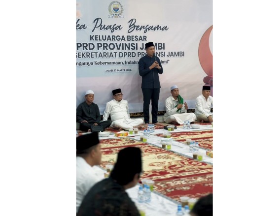 Buka Puasa Bersama DPRD Jambi, Hafiz Fattah Ajak Pererat Silaturahmi Jelang Idul Fitri