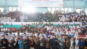 Belasan Ribu Pelajar Jambi Deklarasi Tolak IRET, TCC dan Bullying