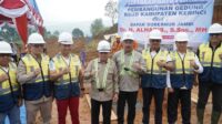 Gubernur Al Haris Letakkan Batu Pertama Pembangunan RSUD Bukit Tengah di Kerinci