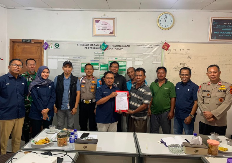 Tegas! PKS Tanjung Lebar PTPN IV Regional IV Tolak TBS Ilegal, Gandeng Kepolisian Amankan Rantai Pasok