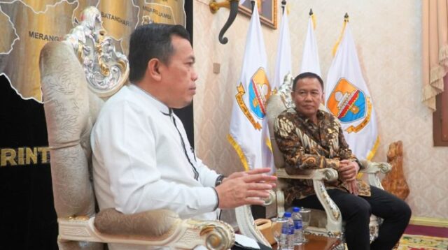 Gubernur Al Haris Terima Audiensi Komisaris Utama PT Jasa Raharja