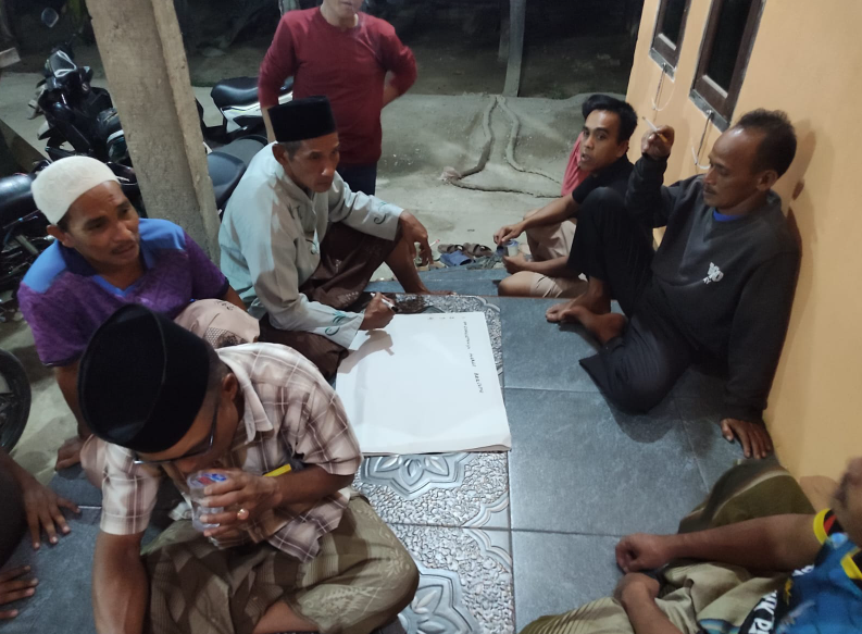 Warga Penyengat Olak Gelar Rapat Strategis Bahas Polemik Stockpile Pasir CV Lintas Makmur Sejahtera