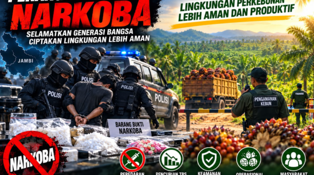 PTPN IV Regional IV Dukung Kapolri Berantas Narkoba Sampai ke Akar-akarnya
