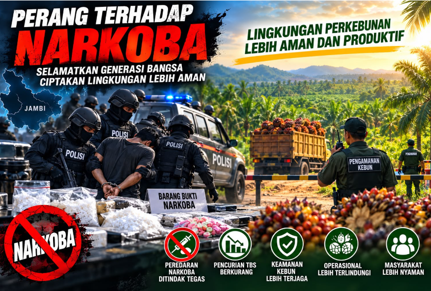 PTPN IV Regional IV Dukung Kapolri Berantas Narkoba Sampai ke Akar-akarnya